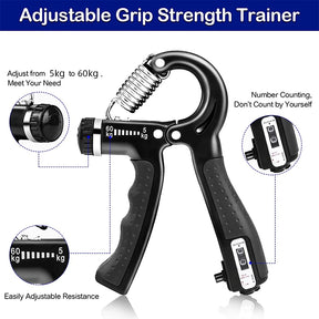 Adjustable Hand Strengthener (up to 132lbs)