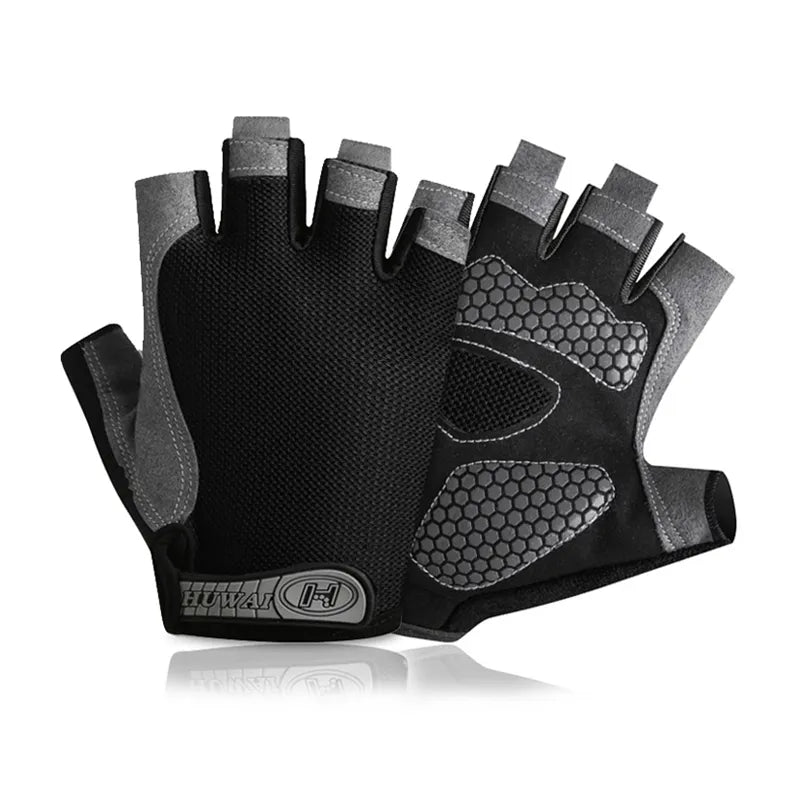 Huwai Fingerless Weightlifting Gloves